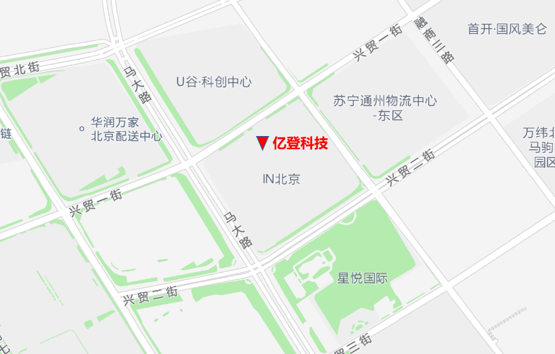 北京ky平台-ky平台（中国）
有限公司位置地图 - 北京市通州区兴贸一街12号院D1-209